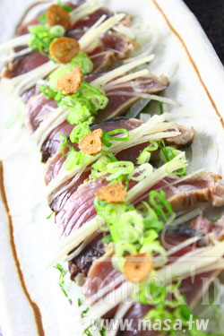 海鮮食譜,日本料理-享受炙料理! 鰹魚TATAKI 生魚片